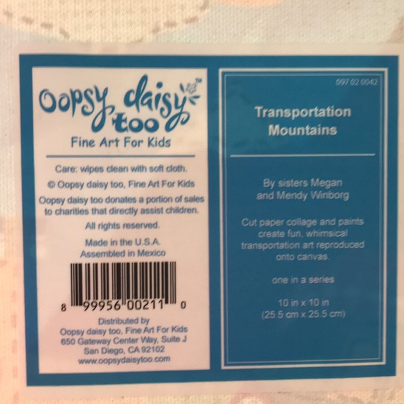 Children’s Oopsy daisy too canvas art bundle - Picture 5 of 7